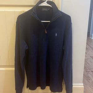 Men’s Ralph Lauren Navy ¼ Zip Sweater - Size Small